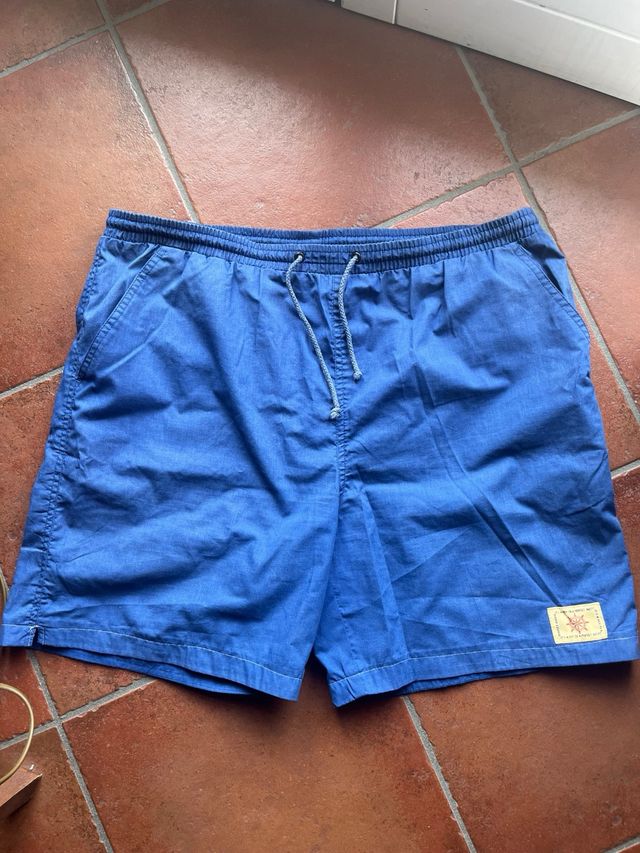 Costume shorts uomo blu