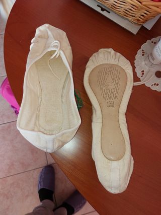 Scarpe danza in tela