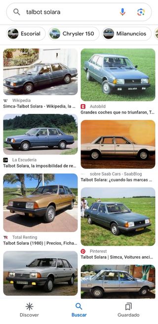 Parachoques trasero Talbot 150 y Solara