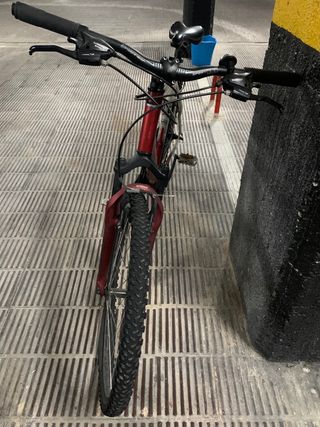 Bicicleta de carreras con marchas
