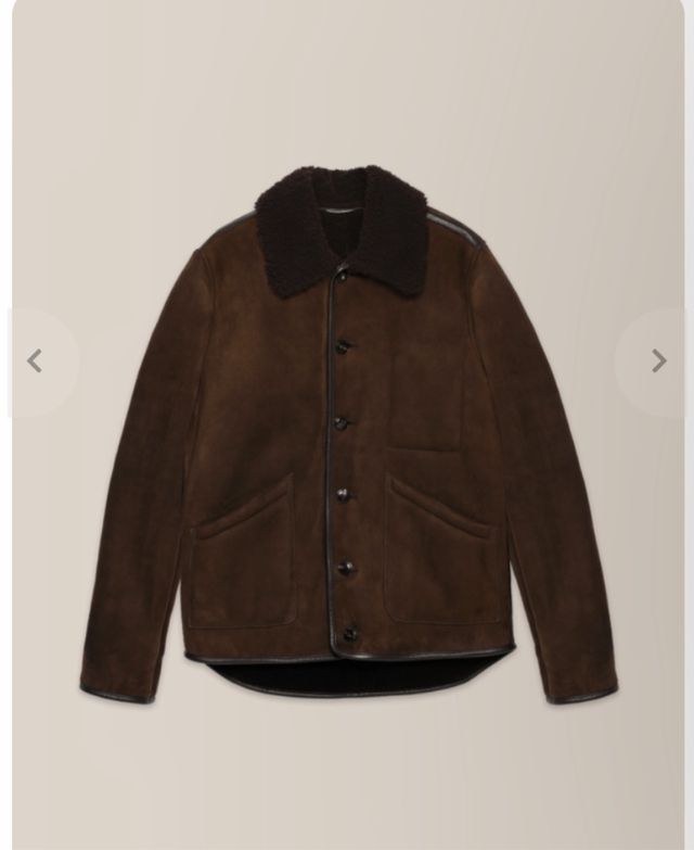 chaqueta de piel de YMC. borrego