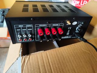 Dynavox Amplificador estéreo Compacto VT-80 Negro,