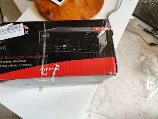 Dynavox Amplificador estéreo Compacto VT-80 Negro,
