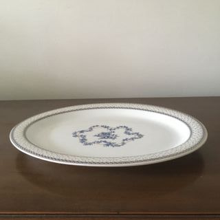 Vassoio centrotavola piatto fine porcellana 36x27