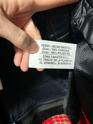 Chaqueta moto invierno impermeable
