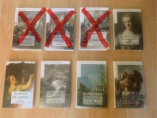 LOTE DE LIBROS NOVELA HISTÓRICA.