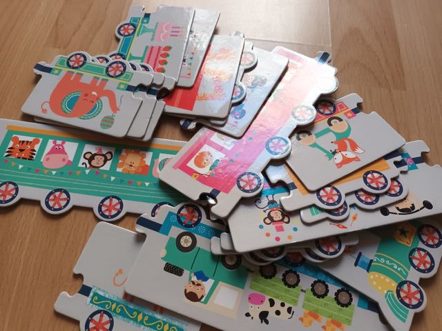 Puzzle tren 20 piezas