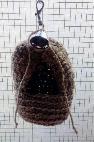 Nido/cama de Yute para agapornis/pájaros