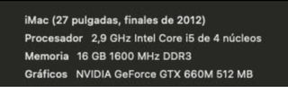 iMac 27 2012