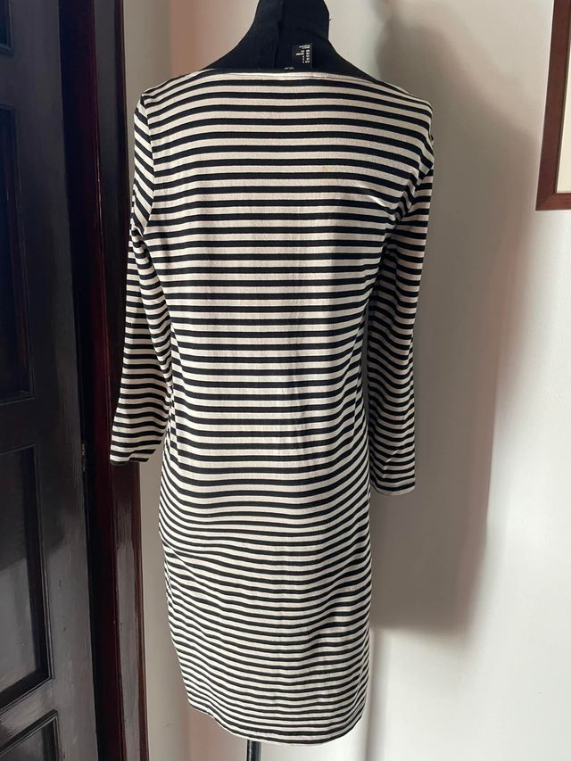Abito righe bianco-nero H&M Tg S nuovo
