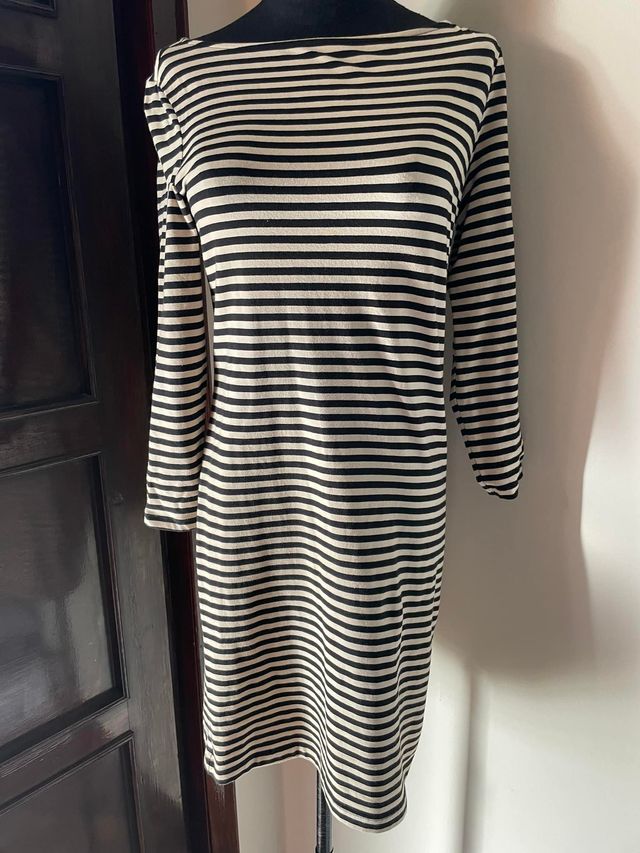 Abito righe bianco-nero H&M Tg S nuovo