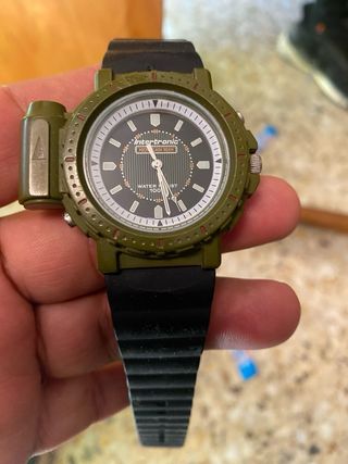 vendo reloj militar intertronic japan