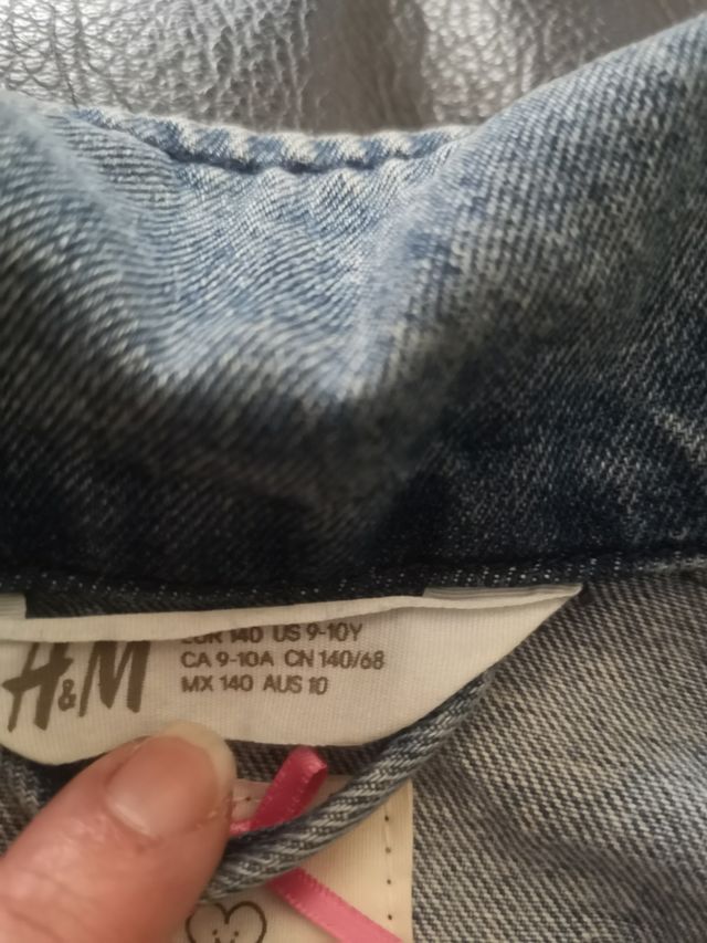 Chaqueta vaquera niña talla 9/10