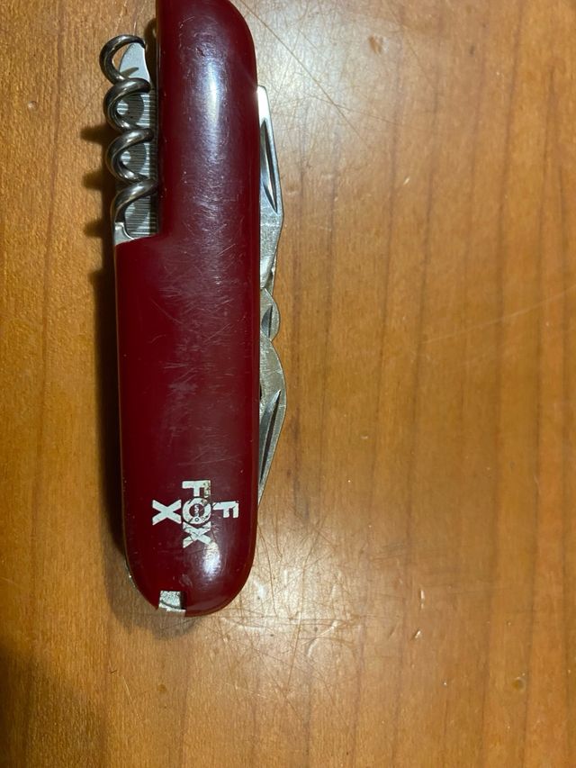 coltello pubblicitario rivista FOX