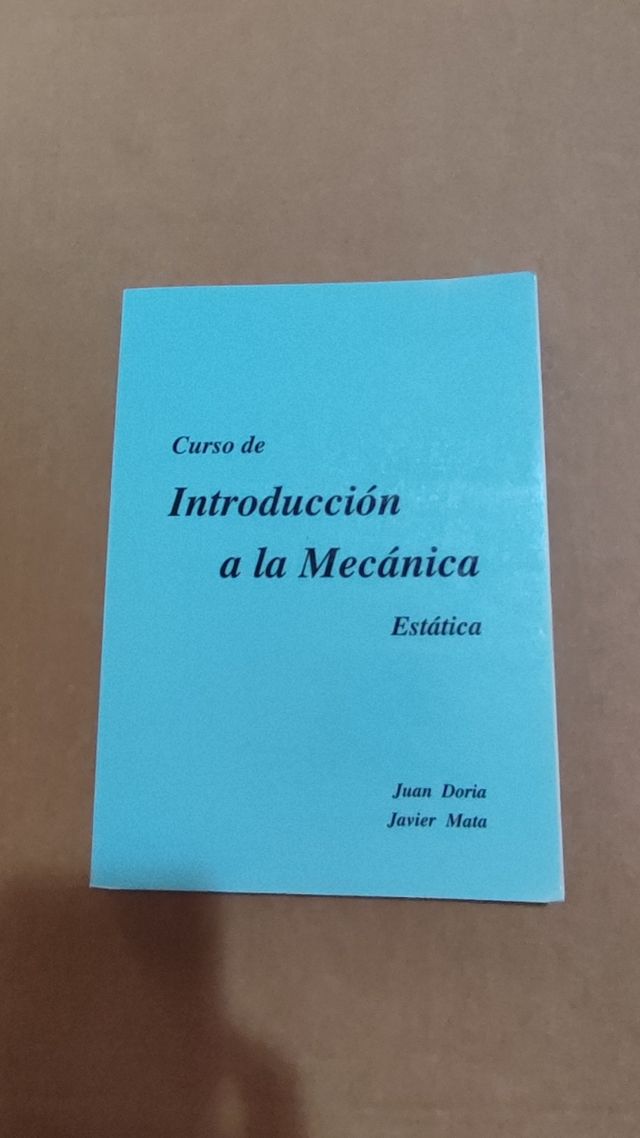 Libro Curso de Introducción a la Mecánica Estática