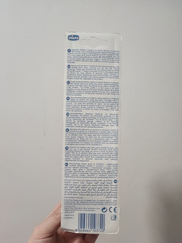 Chicco cepillo eléctrico +3 años