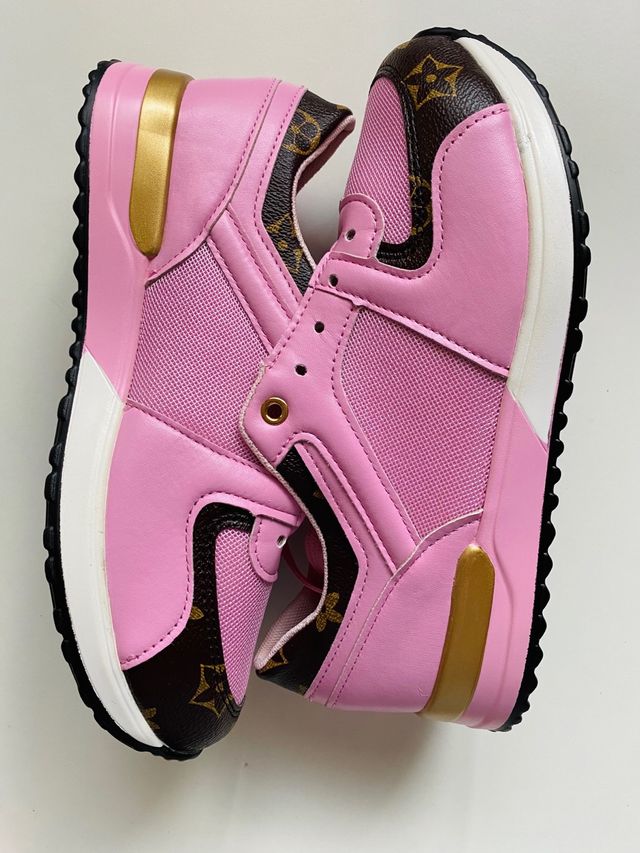 Deportivas mujer rosas