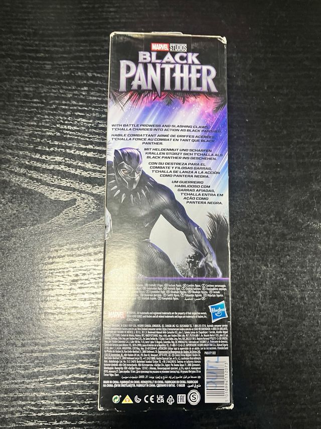 Figura Black Panther Titan Hero Series nuevo