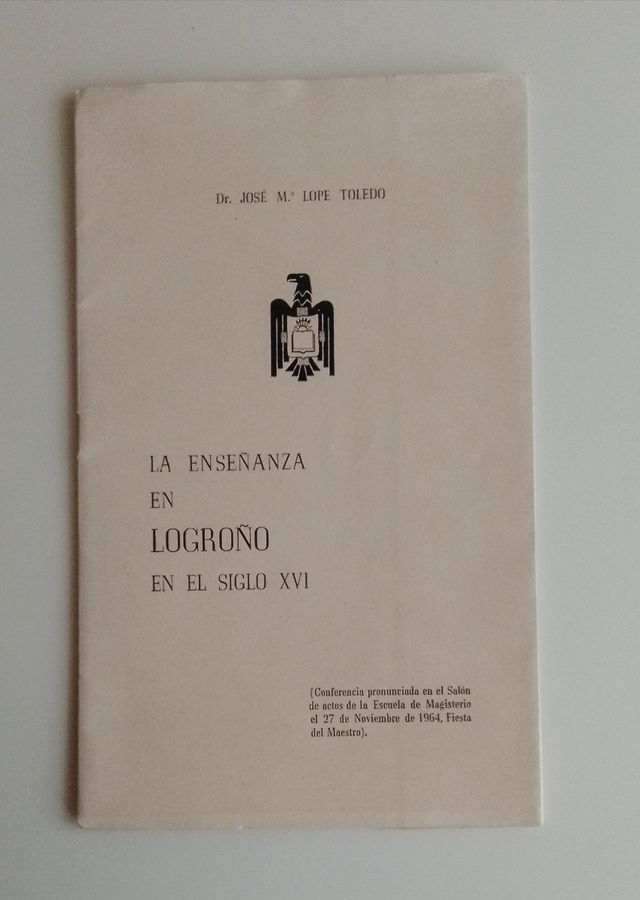 La enseñanza en Logroño en el siglo XVI.