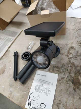 Lampada energia solare.