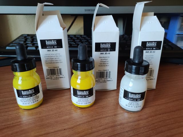 Lote pinturas acrílicas