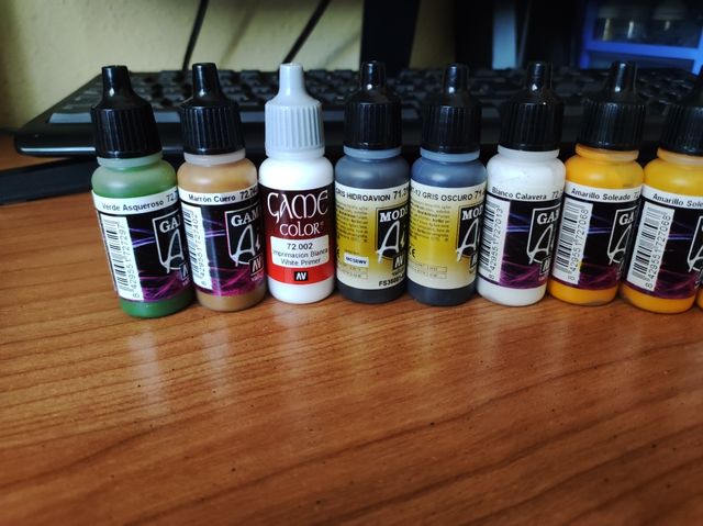 Lote pinturas acrílicas