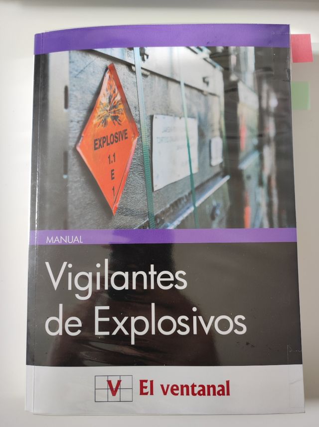 Libros temario vigilante de seguridad y explosivos