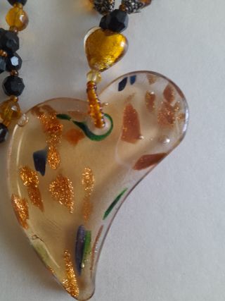 Collana vintage in vetro di Murano