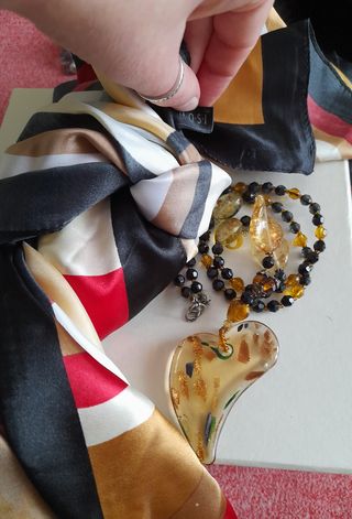 Collana vintage in vetro di Murano