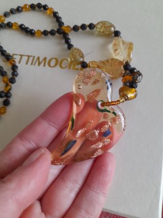 Collana vintage in vetro di Murano