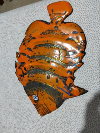 Pesce da appendere in rame smaltato