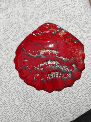 Conchiglia in rame smaltato