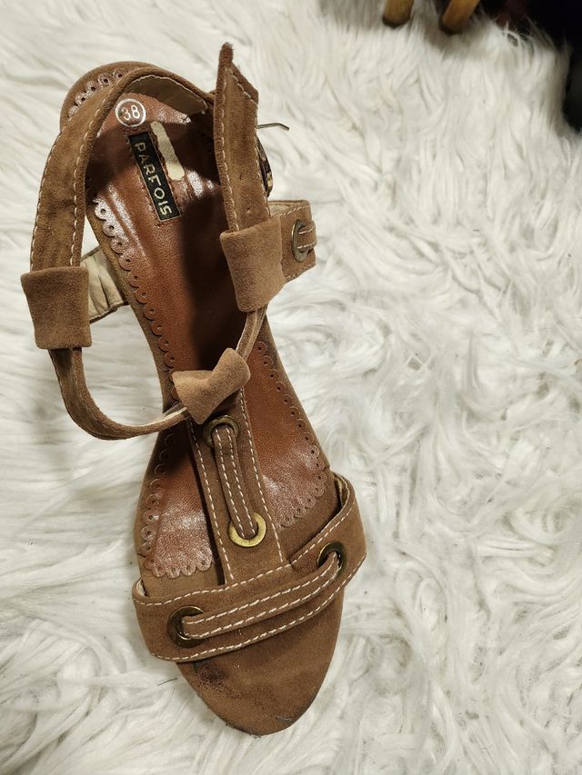 Sandalias tacon corcho