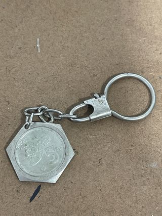 Llavero moneda 5 pesetas