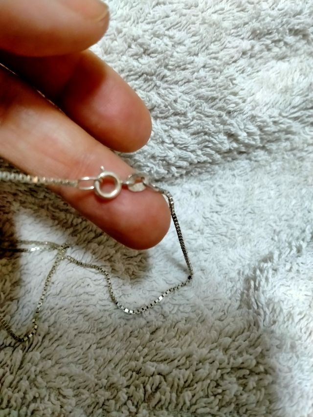 Anillo+Collar plata de Cuarzo Rosa