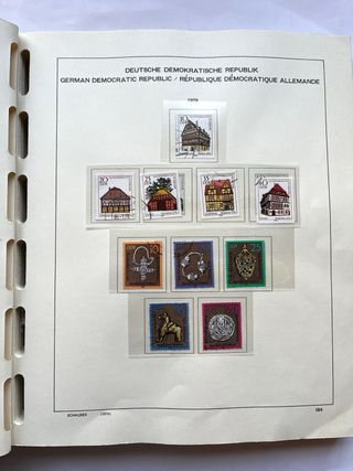 Albúm Sellos DDR  1978/1987