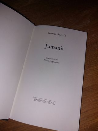 LIBRO - Jumanji - George Spelvin