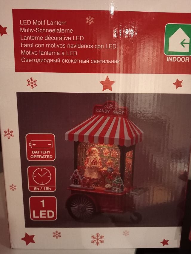 Precioso Farol Santa Claus