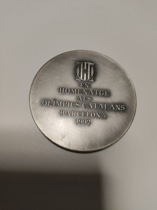 Medalla Olimpica Barcelona 1992  Honenatge Catala.