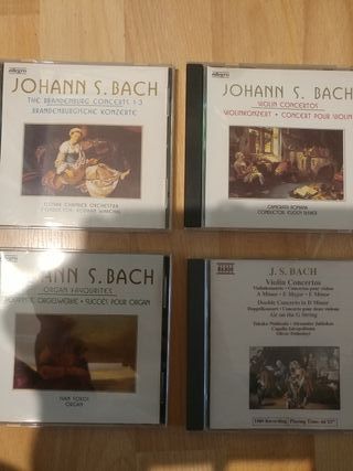 Johann Sebastian Bach CD música lote