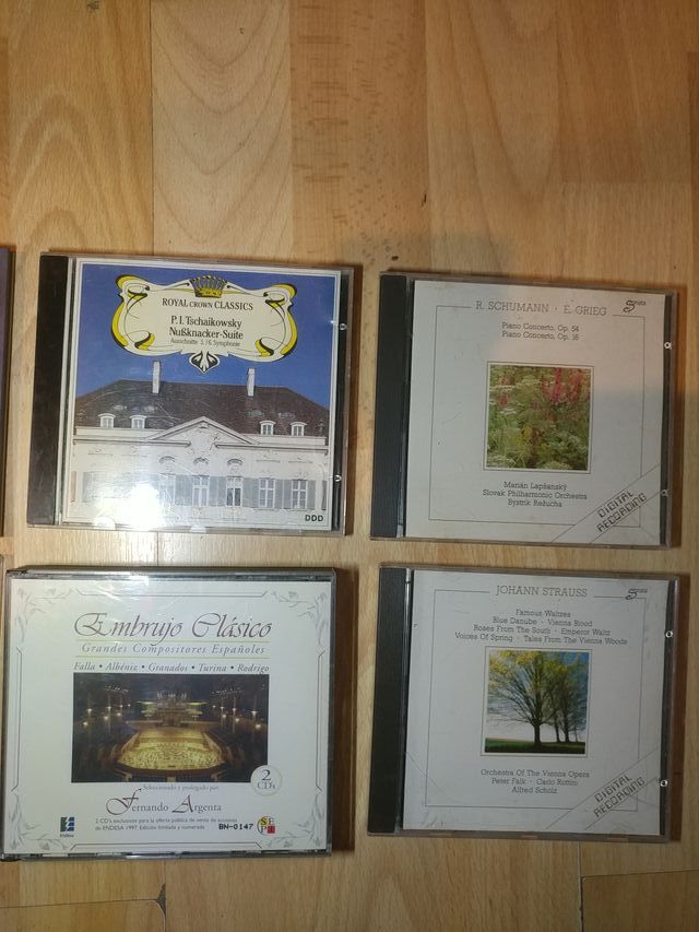 lote de discos CD de música clásica 
