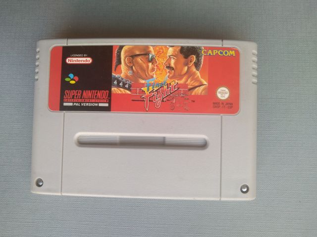SUPER NINTENDO SNES FINAL FIGHT SOLO CARTUCHO PAL