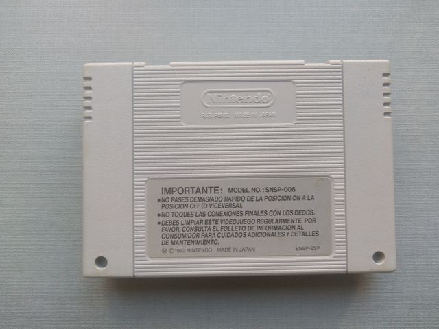 SUPER NINTENDO SNES FINAL FIGHT SOLO CARTUCHO PAL