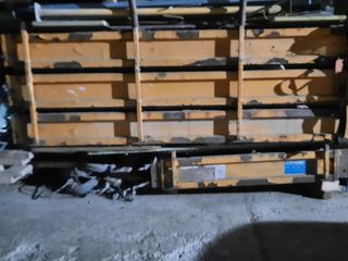 Andamios colgantes con liras y tractel