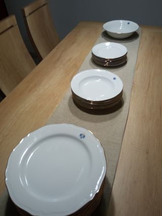 Vajilla de porcelana