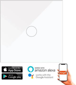 WESA - Interruptor Táctil Blanco WiFi