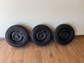 3 llantas 12” abarth, mini clasico, autobianchi...