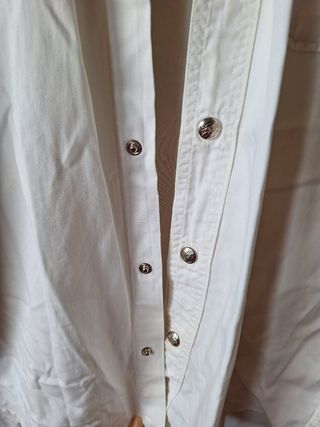 Chaqueta vaquera blanca fina