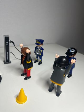 Playmobil policia en moto