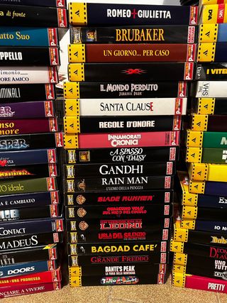 Viseocassette VHS (lotto intero)